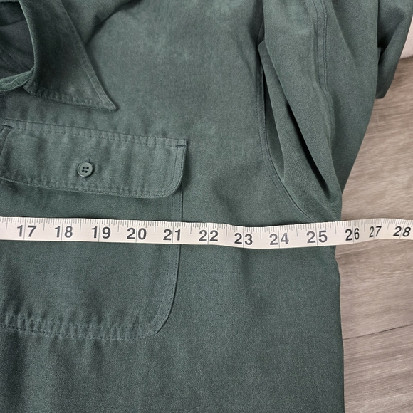 Knightsbridge Faux Suede Button-Down Shirt - Picture 3 of 9